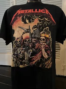 Camicia promozionale Metallica Four Horsemen taglia Lrg/XL Sabbath Rock Megadeth Metal Dio - Foto 1 di 4