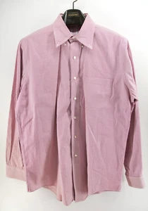 Vtg Brooks Brothers Makers Dress Shirt Mens 16-4 Red Striped Button Up Business - Picture 1 of 6