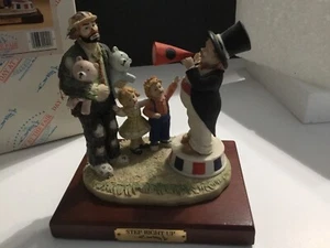 Emmett Kelly Jr. Flambro Day At The Fair Step Right Up - Picture 1 of 5