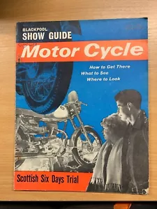 MOTOR CYCLE UK MAGAZINE #3126 9 MAY 1963 - BLACKPOOL SHOW GUIDE (LL) - Imagen 1 de 10