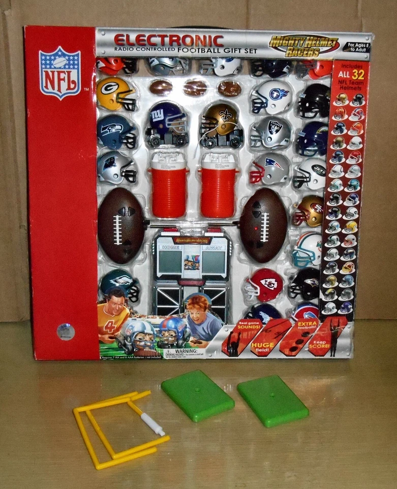 2004 Mighty Helmet Racers set- complete w/instr. Working EX/NMIB - Image 1 of 1