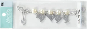 Jolee's by You 3-D Embellishment Silver BABY BRACELET Fast FREE SHIP! 81310 - Picture 1 of 1