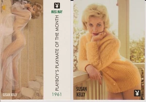Playboy Trading Cards Miss May 1961 Edition Card #23 and #24 Pair - Picture 1 of 2