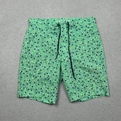 Polo Ralph Lauren Shorts Mens 33 Green Floral Golf Chino Lined Drawstrings - Image 1 of 4