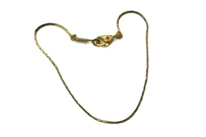 Monet delicate Gold Tone Chain Bracelet~7"  - Picture 1 of 5