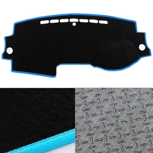 Anti-Slip Dash Mat Cover Black w/ Sky Blue for 10/2006 ~ 10/2012 Honda CRV CR-V - Picture 1 of 7