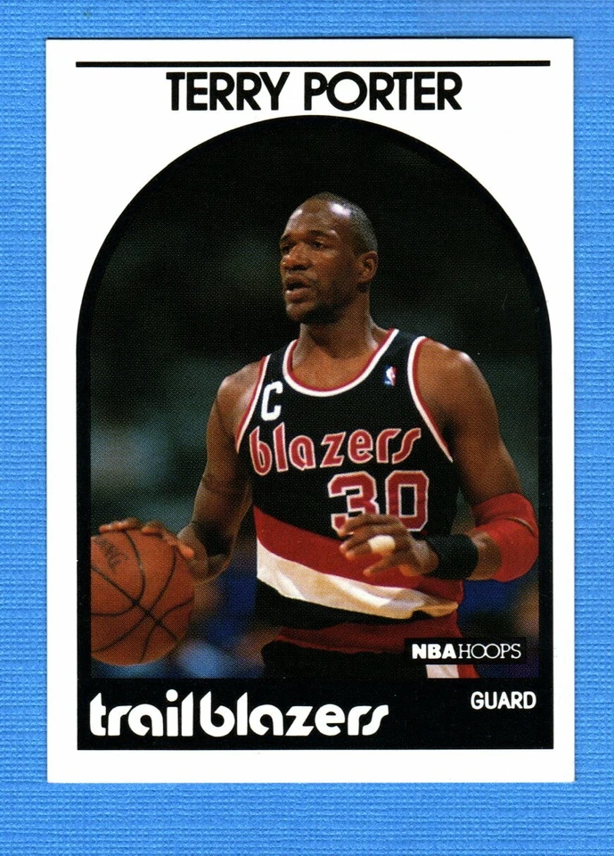 1989-90 NBA Hoops #105 Terry Porter Trail Blazers - Image 1 of 1