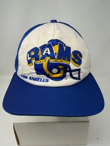 Vintage New Era LOS ANGELES RAMS Hat Cap Blue - Picture 1 of 5