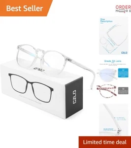 Blue Light Blocking Glasses Computer Gaming TV Glasses for UV Eyestrain Relief - Picture 1 of 9