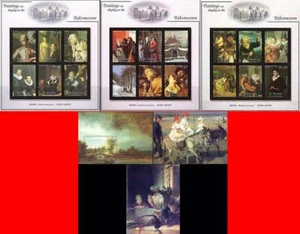 👉 RIJKSMUSEUM PAINTINGS 2001 x3 S/S + 3 M/S ** MNH CV$30.00 JUDAICA 👨🏾🎨 - Picture 1 of 1