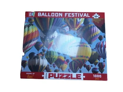 GO! Quebra-cabeça Balloon Festival 1000 peças novo lacrado de fábrica idades 12+  - Imagem 1 de 3