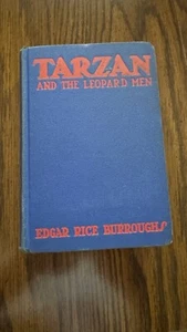 Tarzan and the Leopard Men by Edgar Rice Boroughs 1935 STATED 1st Edition NO DJ - Picture 1 of 9