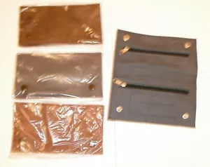 GROSSE Tabaktasche weiches PU-Leder 2 REISSVERSCHLUSS GEFÜTTERTE Taschen & rollender Papierschlitz - Bild 1 von 6