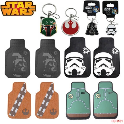 Brand New Plasticolor Star Wars Car Truck Front Rubber All Weather Floor Mats Foto 1 de 2