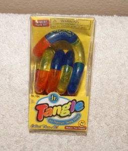 Tangle Jr Classic Sensory Fidget Toy Brain Twist Stress Relief Rainbow (ToteU) - Picture 1 of 6