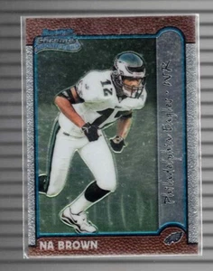 1999 Bowman Chrome Na Brown #208 RC Philadelphia Eagles - Picture 1 of 2