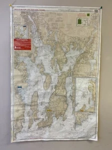 Waterproof Chart # 61-2 Sides-Soundings in Feet/GPS Loran - Picture 1 of 1