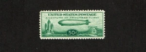 1933 U.S CLASSIC AIRMAIL 50c "Baby Zepp" Century of Progress Sc#C18 M/H/OG ** - Picture 1 of 1
