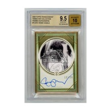 Rosie Casals 2020 Topps Transcendent Tennis Autograph Card /25 BGS 9.5 Auto 10