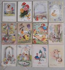 CARTOLINA BUONA PASQUA viaggiate - LOTTO 12 pezzi diversi