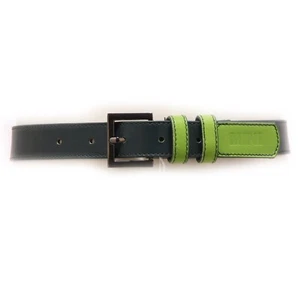 4858V cintura bimba SIMONETTA MINI leather green belt girl kid - Picture 1 of 4