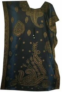 Womens African Dashiki Maxi Dress Kaftan Boho Hippie Caftan Ethnic Coverup 1Size - Picture 1 of 2