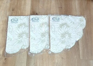 Lote de 3 servilletas de cóctel de papel ideal para el hogar 15ct Ea girasol vieira  - Imagen 1 de 7