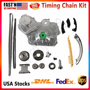 Timing Chain Kit & Oil Pump Fits 2.0L 2.4L GM Buick Chevy Pontiac Engine USA - Picture 1 of 16