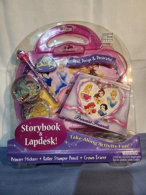 迪士尼公主朋友故事书趣味板贴纸 Stamper Lapdesk — 第 1/2 张图片