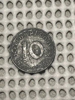 GERMAN 3rd REICH 1940 J REICHSPFENNIG WWII COIN - Image 1 of 2