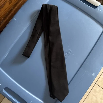 Corbata Uniforme Corbata Poliéster Negro 58" 3 Foto 1 de 4