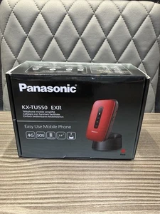 For Elderly-Panasonic KX-TU550 4G Essentials Clamshell Mobile Phone,Unlocked - Picture 1 of 3
