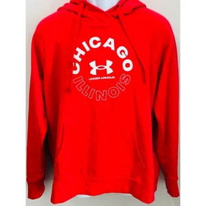 Under Armour Chicago Illinois Hoodie Pullover Sweatshirt Men's XL - Picture 1 of 3