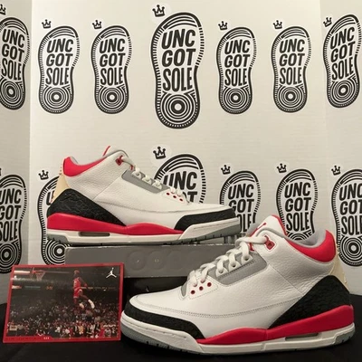 Jordan 3 Retro “Fire Red” (2007) - Size 10.5 - (DS, OG everything) - Image 1 of 4