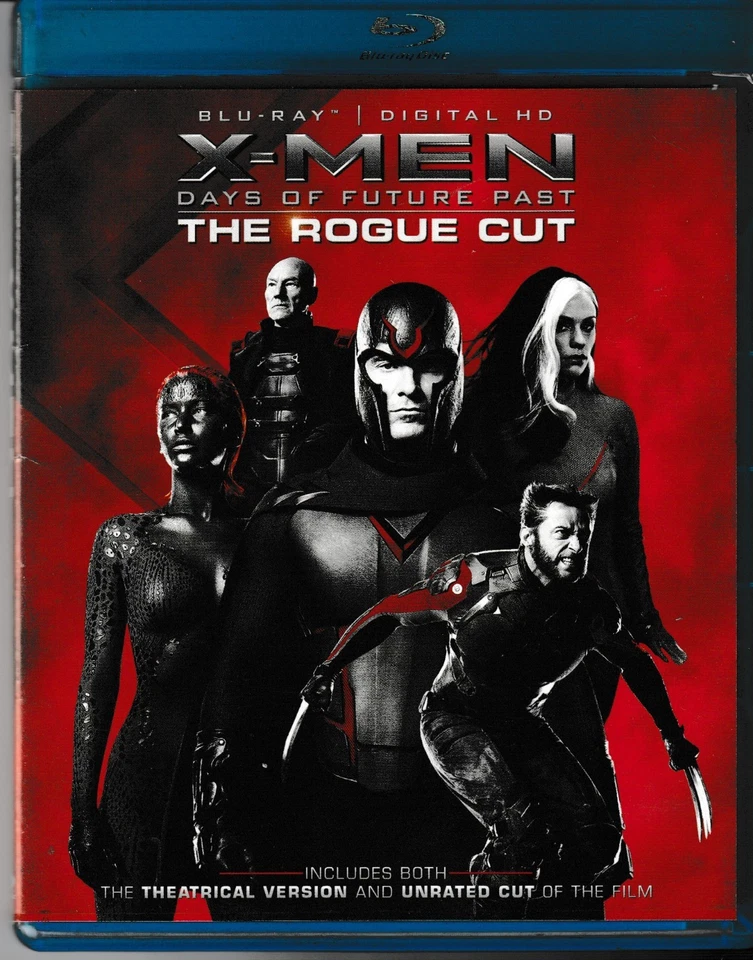 X-Men: Days Of Future Past (Blu-Ray, UNRATED, The Rogue Cut, 2-Discs) ShipsFREE! - Image 1 of 2
