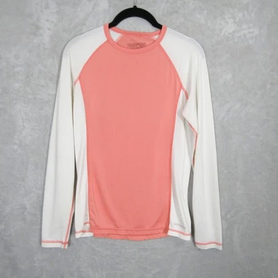 Patagonia Shirt Girls XL Pink White Long Sleeve Rash Guard Swim Surf - Image 1 of 4