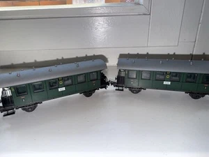 2x Fleischmann 5002 Personenwagen Ci 3.Kl. 51190 + München + Zustand GUT Grün H0 - Bild 1 von 17