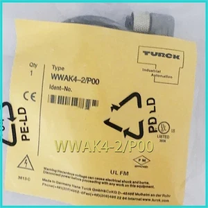 New In Box TURCK 2 meters WWAK4-2/P00 M12 connector module Fast Shipping - Picture 1 of 2