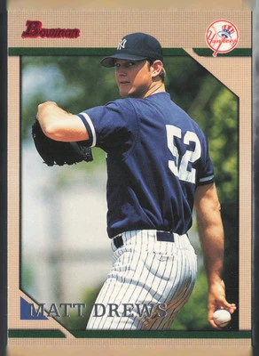 1996 Bowman #183 Matt Drews New York Yankees MM - Image 1 of 2