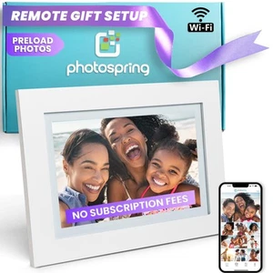 PhotoSpringㅤ Classic Subscription Free 10in WiFi Digital Picture Frame | Send... - Picture 1 of 7