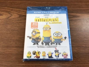 Minions Blu ray DVD Sandra Bullock Jon Hamm Michael Keaton Geoffrey Rush - Foto 1 di 2