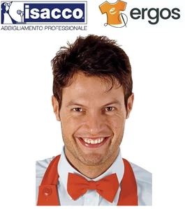Isacco BUTTERFLY Orange Butterfly Catering Ceremonies Waitress Barista - Picture 1 of 1
