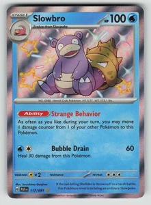 Slowbro Shiny Rare SV: Paldean Fates 117/091 NM - Picture 1 of 2