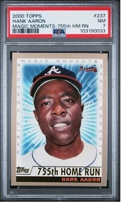 Hank Aaron 755th HR PSA 7 NM 2000 Topps Limited Edition Magic Moments #237 - Bild 1 von 1