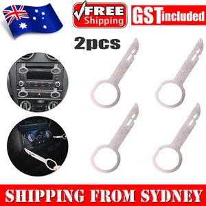 2 x RADIO REMOVAL TOOLS for AUDI MERCEDES VOLKWAGEN VW FORD car stereo radio key - Picture 1 of 12