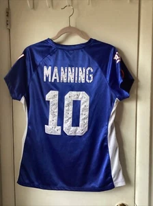 New York Giants Größe Large glitzerndes Nieten Shirt Jersey gebraucht Manning - Bild 1 von 7
