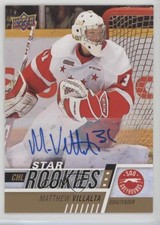 2017-18 Upper Deck CHL Star Rookies Auto Matthew Villalta #347 Auto
