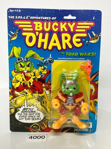 Bucky O'Hare The Toad Wars! BUCKY O'HARE Action Figure Vintage 1990 Hasbro Cover