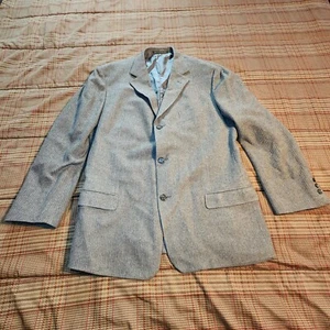 Ermenegildo Zegna Soft Cashmere Comfor Blazer Mens 45US 56EUR Neiman Marcus Grey - Picture 1 of 12