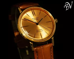 Poljot De luxe Mens Mechanical Wristwatches Classic Ultra Slim - Picture 1 of 7